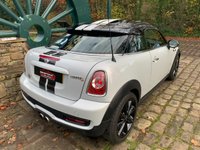 USED 2013 63 MINI COUPE 1.6 COOPER 'S' 2d 181 BHP RARE MINI COOPER 'S' 2DR COUPE - 17 INCH GLOSS BLACK UPGRADE ALLOYS - 1/2 LEATHER INTERIOR - SERVICE HISTORY - LOW MILEAGE