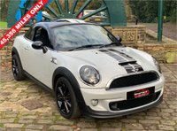 USED 2013 63 MINI COUPE 1.6 COOPER 'S' 2d 181 BHP RARE MINI COOPER 'S' 2DR COUPE - 17 INCH GLOSS BLACK UPGRADE ALLOYS - 1/2 LEATHER INTERIOR - SERVICE HISTORY - LOW MILEAGE