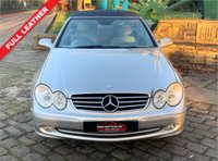 USED 2003 53 MERCEDES-BENZ CLK 1.8 CLK200 KOMPRESSOR AVANTGARDE 2d 163 BHP CLK 200 AVANTGARDE KOMPRESSOR - AUTOMATIC - CONVERTIBLE -  FULL GREY LEATHER - UPGRADE ALLOY WHEELS - GREAT SPEC