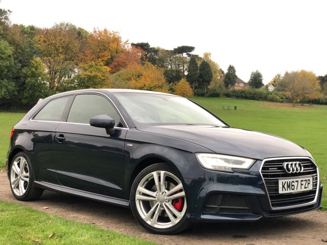 2018 67 Audi A3 2.0 TDI QUATTRO S LINE 3d 182 BHP