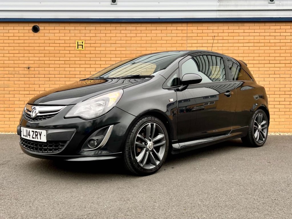 USED 2014 14 VAUXHALL CORSA BLACK EDITION // 3d // 1.4L 118 BHP // px swap 