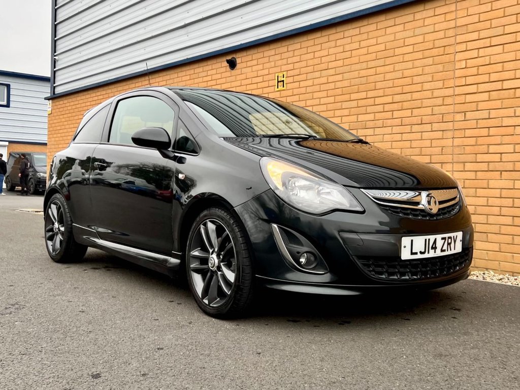 USED 2014 14 VAUXHALL CORSA BLACK EDITION // 3d // 1.4L 118 BHP // px swap 