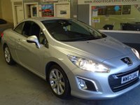 USED 2013 63 PEUGEOT 308 1.6 E-HDI CC ACTIVE NAVIGATION VERSION FAP 2d 115 BHP ....Stunning Convertible.....Low Miles