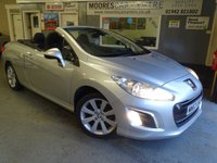 USED 2013 63 PEUGEOT 308 1.6 E-HDI CC ACTIVE NAVIGATION VERSION FAP 2d 115 BHP ....Stunning Convertible.....Low Miles