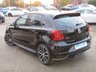 USED 2016 65 VOLKSWAGEN POLO 1.8 GTI DSG 5d 189 BHP Finished in DEEP BLACK with contrasting retro cloth trim. This Polo is quick and great fun to drive. The Polo is one of the best selling and popular small cars around. It is very comfortable and practical, with a distinct upmarket feel to it. Features include SAT NAV, 17" Alloys, DAB, 2 Keys, B/Tooth, Daytime Run Lights and much more. Dealer serviced at 15291 miles, 23417 miles, 23737 miles, 24072 miles and at 29147 on 6/3/2021.