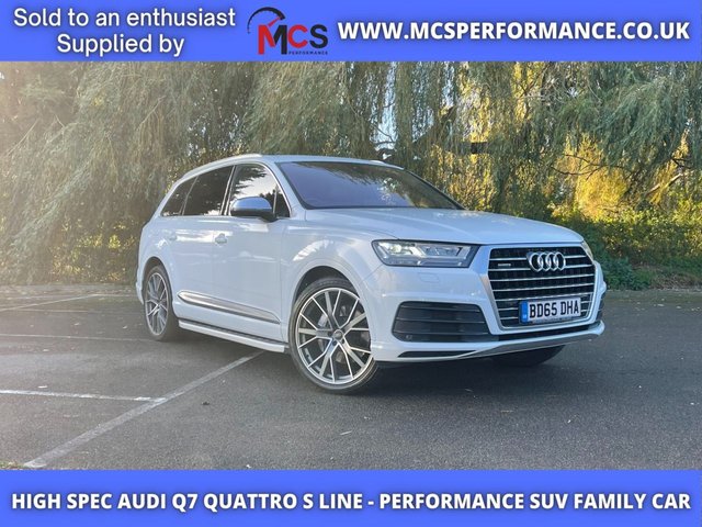 2015 65 AUDI Q7 3.0 TDI QUATTRO S LINE 5d 269 BHP HIGH SPEC PLEASE SEE LIST BELOW
