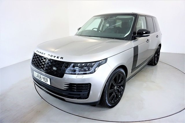 2019 68 Land Rover Range Rover 2.0 AUTOBIOGRAPHY 5d AUTO-1 OWNER FROM NEW-VAT Q-REGISTERED FEB 2019-21 INCH GLOSS BLACK ALLOY WHEELS-OPENING PANORAMIC SUNROOF-DEPLOYABLE SIDE STEPS-HEAD UP DISPLAY-MERIDIAN SOUND-ELECTRIC MEMORY SEATS-ELECTRIC FOLDING MIRRORS-HEATED AND COOLED FRONT SEATS-HEATED STEERING WHEEL-BLUETOOTH-CRUISE CONTROL-SATNAV-PARKING SENSORS-REVERSE CAMERA-DAB RADIO-CLIMATE CONTROL-SVO PREMIUM PALETTE GREY