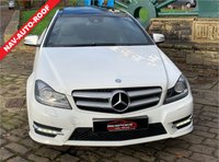 USED 2014 14 MERCEDES-BENZ C CLASS 1.6 C180 AMG SPORT EDITION PREMIUM PLUS 2d 154 BHP MERCEDES C180 AMG SPORT COUPE - AUTOMATIC - SATELLITE NAVIGATION - 19 INCH GLOSS BLACK UPGRADE ALLOYS - PANORAMIC GLASS ROOF - 1 FORMER KEEPER