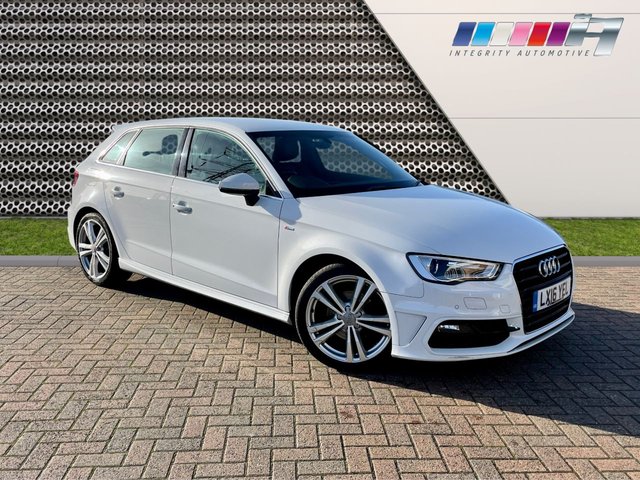 2016 16 Audi A3 1.4 TFSI S LINE NAV 5d 124 BHP