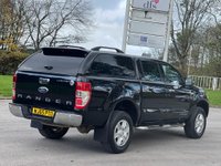 USED 2015 65 FORD RANGER 2.2 LIMITED 4X4 DCB TDCI 4d 148 BHP 7 STAMPS IN BOOK + CANOPY , NO VAT