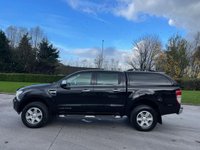 USED 2015 65 FORD RANGER 2.2 LIMITED 4X4 DCB TDCI 4d 148 BHP 7 STAMPS IN BOOK + CANOPY , NO VAT