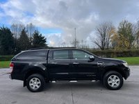 USED 2015 65 FORD RANGER 2.2 LIMITED 4X4 DCB TDCI 4d 148 BHP 7 STAMPS IN BOOK + CANOPY , NO VAT