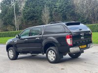USED 2015 65 FORD RANGER 2.2 LIMITED 4X4 DCB TDCI 4d 148 BHP 7 STAMPS IN BOOK + CANOPY , NO VAT