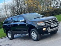 USED 2015 65 FORD RANGER 2.2 LIMITED 4X4 DCB TDCI 4d 148 BHP 7 STAMPS IN BOOK + CANOPY , NO VAT