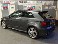 USED 2013 13 AUDI A3 2.0 TDI S LINE 3d 148 BHP FULL LEATHER.....SATNAV