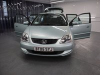 USED 2005 05 HONDA CIVIC 1.4 SE 5d 88 BHP ONE OWNER WITH GREAT SERVICE HISTROY. THIS IS A GREAT VALUE MOTOR.