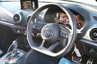 USED 2017 67 AUDI A3 2.0 S3 SPORTBACK TFSI QUATTRO BLACK EDITION 5d 306 BHP PAN ROOF / B&O / DIG COCKPIT