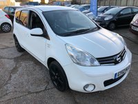 USED 2012 12 NISSAN NOTE 1.4 N-TEC PLUS 5d 88 BHP N Tec with Sat Nav and Bluetooth