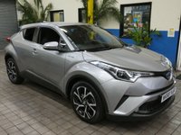 USED 2018 68 TOYOTA CHR 1.8 DESIGN 5d 122 BHP SAT NAV HEATED SEATS REAR VIEW CAMERA