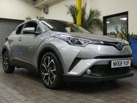 USED 2018 68 TOYOTA CHR 1.8 DESIGN 5d 122 BHP SAT NAV HEATED SEATS REAR VIEW CAMERA