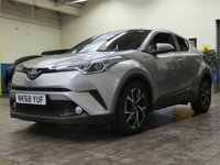 USED 2018 68 TOYOTA CHR 1.8 DESIGN 5d 122 BHP SAT NAV HEATED SEATS REAR VIEW CAMERA