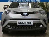 USED 2018 68 TOYOTA CHR 1.8 DESIGN 5d 122 BHP SAT NAV HEATED SEATS REAR VIEW CAMERA