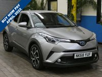 USED 2018 68 TOYOTA CHR 1.8 DESIGN 5d 122 BHP SAT NAV HEATED SEATS REAR VIEW CAMERA