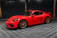 USED 2021 71 PORSCHE 718 4.0 CAYMAN GT4 PDK 2d 415 BHP RARE PORSCHE CAYMAN GT4 WITH PDK GEARBOX.  LIGHTWEIGHT MID ENGINED SPORTS CAR.  THE BEST SPORTS CAR ON THE MARKET TODAY?