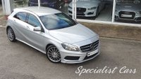 USED 2013 63 MERCEDES-BENZ A-CLASS 1.6 A200 BLUEEFFICIENCY AMG SPORT 5d 156 BHP 