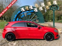 USED 2014 64 MERCEDES-BENZ A-CLASS 1.5 A180 CDI BLUEEFFICIENCY AMG SPORT 5d 109 BHP DIESEL - AMG SPORT BLUE EFFICIENCY - 60+ MPG - ONLY &pound;20 PER YEAR ROAD TAX - FULL MB SERVICE HISTORY - LEATHER/ALCANTARA TRIM - PANORAMIC GLASS ROOF - 19 INCH AMG MULTI SPOKE ALLOYS