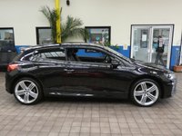 USED 2015 M VOLKSWAGEN SCIROCCO 2.0 R LINE TDI BLUEMOTION TECHNOLOGY 2d 182 BHP STUNNING EXAMPLE &pound;30 ROAD TAX SAT NAV LEATHER HEATED SEATS PARKING SENSORS