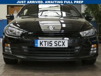 USED 2015 M VOLKSWAGEN SCIROCCO 2.0 R LINE TDI BLUEMOTION TECHNOLOGY 2d 182 BHP STUNNING EXAMPLE &pound;30 ROAD TAX SAT NAV LEATHER HEATED SEATS PARKING SENSORS