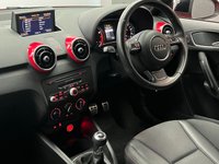 USED 2013 63 AUDI A1 1.4 SPORTBACK TFSI AMPLIFIED EDITION 5d 121 BHP SLINE SPEC CAR BLACK/SILVER  ALLOY