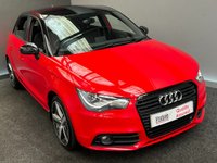 USED 2013 63 AUDI A1 1.4 SPORTBACK TFSI AMPLIFIED EDITION 5d 121 BHP SLINE SPEC CAR BLACK/SILVER  ALLOY