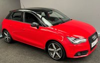 USED 2013 63 AUDI A1 1.4 SPORTBACK TFSI AMPLIFIED EDITION 5d 121 BHP SLINE SPEC CAR BLACK/SILVER  ALLOY