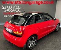USED 2013 63 AUDI A1 1.4 SPORTBACK TFSI AMPLIFIED EDITION 5d 121 BHP SLINE SPEC CAR BLACK/SILVER  ALLOY