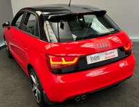 USED 2013 63 AUDI A1 1.4 SPORTBACK TFSI AMPLIFIED EDITION 5d 121 BHP SLINE SPEC CAR BLACK/SILVER  ALLOY