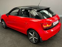 USED 2013 63 AUDI A1 1.4 SPORTBACK TFSI AMPLIFIED EDITION 5d 121 BHP SLINE SPEC CAR BLACK/SILVER  ALLOY