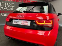 USED 2013 63 AUDI A1 1.4 SPORTBACK TFSI AMPLIFIED EDITION 5d 121 BHP SLINE SPEC CAR BLACK/SILVER  ALLOY