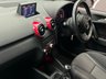 USED 2013 63 AUDI A1 1.4 SPORTBACK TFSI AMPLIFIED EDITION 5d 121 BHP SLINE SPEC CAR BLACK/SILVER  ALLOY
