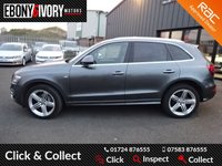 USED 2015 15 AUDI Q5 2.0 TDI QUATTRO S LINE PLUS S/S 5d 175 BHP EXCELLENT EXAMPLE+FULLY SERVICED+1 YEAR MOT+BREAKDOWN COVER