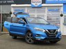 USED 2017 67 NISSAN QASHQAI 1.5 DCI TEKNA 5d 108 BHP Finished in VIVID BLUE METALLIC with contrasting EBONY BLACK LEATHER HEATED SEATS. The Qashqai is one of the best selling SUV's around at the moment. This Top of the range edition new shape is comfy, easy to drive and has enough space for 5 adults. Features include, Full heated leather, Sat Nav, Pan Roof, Electric Seats, Auto Park, 360 Reverse Cameras, B/Tooth and much more. Dealer serviced at 21105 miles, 39469 miles, 60417 miles, and at 71652 miles.