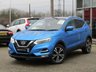 USED 2017 67 NISSAN QASHQAI 1.5 DCI TEKNA 5d 108 BHP Finished in VIVID BLUE METALLIC with contrasting EBONY BLACK LEATHER HEATED SEATS. The Qashqai is one of the best selling SUV's around at the moment. This Top of the range edition new shape is comfy, easy to drive and has enough space for 5 adults. Features include, Full heated leather, Sat Nav, Pan Roof, Electric Seats, Auto Park, 360 Reverse Cameras, B/Tooth and much more. Dealer serviced at 21105 miles, 39469 miles, 60417 miles, and at 71652 miles.
