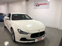 USED 2015 15 MASERATI GHIBLI 3.0 DV6 4d 275 BHP * NAV * CRUISE * CLIMATE * FRONT & REAR PARKING SENSORS * BLUETOOTH * RED LEATHER *