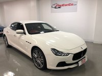 USED 2015 15 MASERATI GHIBLI 3.0 DV6 4d 275 BHP * NAV * CRUISE * CLIMATE * FRONT & REAR PARKING SENSORS * BLUETOOTH * RED LEATHER *