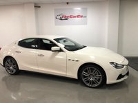 USED 2015 15 MASERATI GHIBLI 3.0 DV6 4d 275 BHP * NAV * CRUISE * CLIMATE * FRONT & REAR PARKING SENSORS * BLUETOOTH * RED LEATHER *