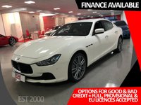 USED 2015 15 MASERATI GHIBLI 3.0 DV6 4d 275 BHP * NAV * CRUISE * CLIMATE * FRONT & REAR PARKING SENSORS * BLUETOOTH * RED LEATHER *