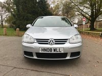 USED 2008 08 VOLKSWAGEN GOLF 1.6 MATCH FSI 5d 114 BHP Great 1 Owner Golf With Full Service History (12 Stamps) !
