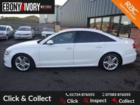 USED 2013 13 AUDI A6 2.0 TDI S LINE 4d 175 BHP FULLY SERVICED+1 YEAR MOT+BREAKDOWN COVER