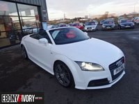 USED 2011 11 AUDI TT 2.0 TFSI S LINE BLACK EDITION 2d 208 BHP + FULL SERVICE HISTORY + 1 YEAR MOT AND BREAKDOWN COVER